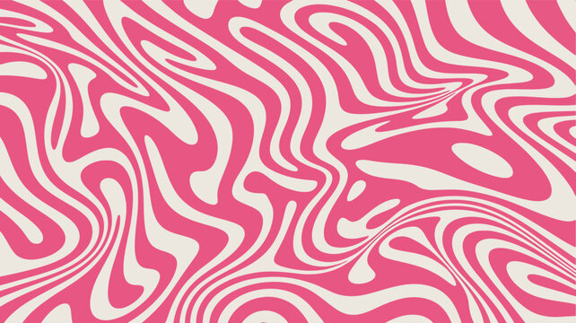 Organic abstract liquid line art, distorted flowing shapes, trippy optical illusion pattern,