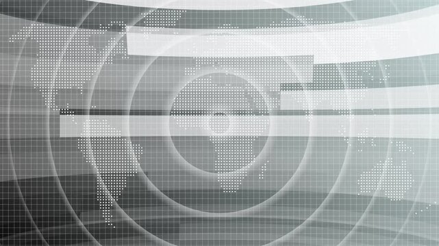 Breaking News Template intro for TV broadcast news show program, 3d virtual news studio green screen background and digital radio waves. Breaking News - Lower third live breaking news background 