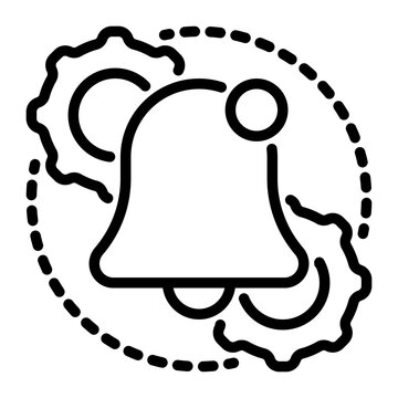Reminder icon, line icon style