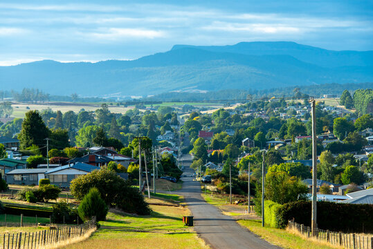 Town of Deloraine in Tasmania - Australia