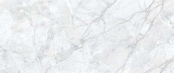 Fototapeta premium White background displays a magnificent polished stone surface with natural grey crystalline veins