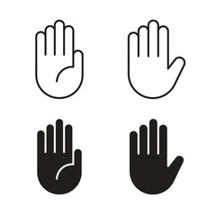 Fototapeta premium Hand icon