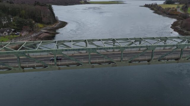 Ballachulish bridge crossing loch leven in scottish highlands