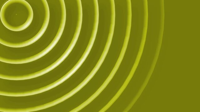 Soft concentric rings background animation, Concentric circular waves radiating from top-left corner on a minimalist