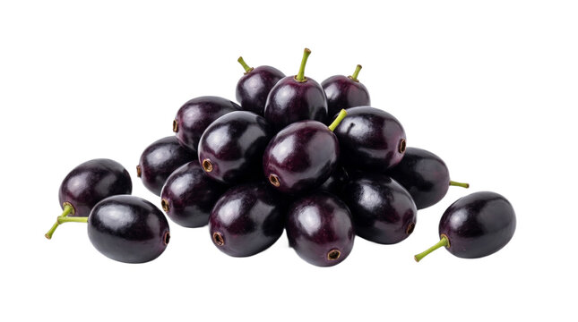 Jambul Fruit, Exotic Berries, jambul fruit, isolated PNG transparent background