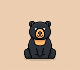 Fototapeta premium Honey bear icon