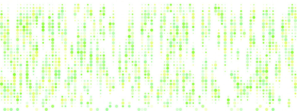Abstract Green Dot Pattern Background Digital Data Visualization Concept Modern Graphic Design Element for Technology Presentation