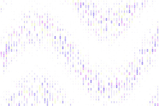 Abstract Binary Code Wave Pattern Digital Data Stream Background for Technology Concepts and Cyber Security Visuals