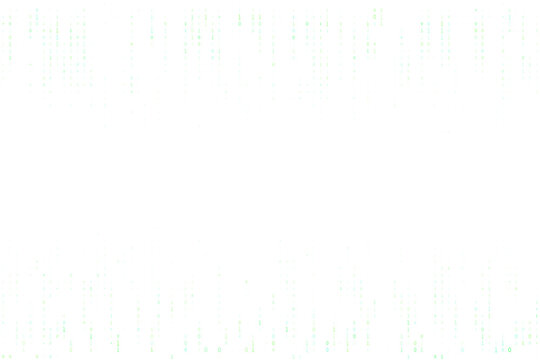 Abstract Digital Matrix Background with Green Binary Code Data Stream for Technology and Cyber Security Concepts
