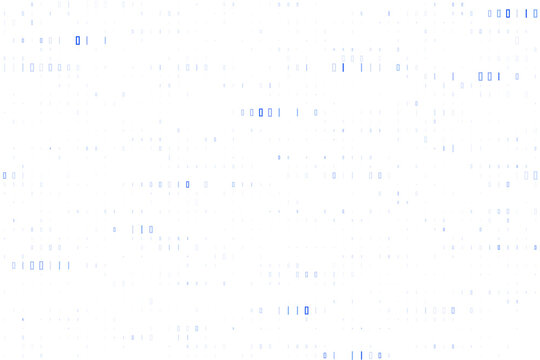 Abstract Binary Code Background with Digital Data Stream Pattern for Technology and Cybersecurity Concepts