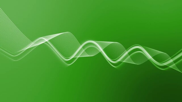 Abstract rainbow flowing wave lines background animation