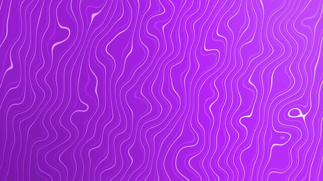 Abstract wavy contour lines background animation