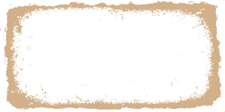 Blank Textured Frame: A rustic, torn-edge frame with a sandy texture, creating a natural and organic border for your design projects.
