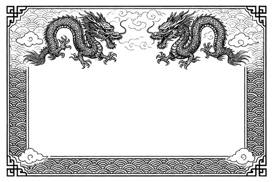 Certificate Dan grade diplom karate. Old vintage paper with PNG frame background art design.