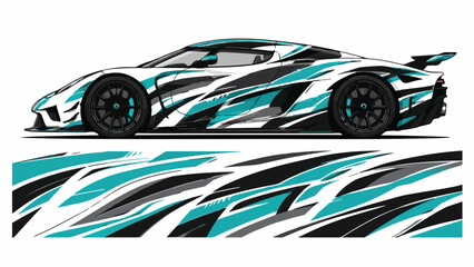 Naklejka premium Sport Car Racing Vehicle Speed 3.