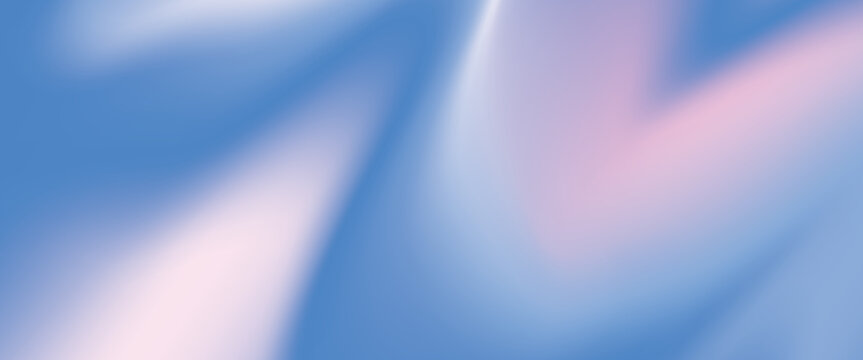 Hologram liquid wave gradient background. Foil paper iridescent effect. Blue pink fluid surface. Holographic pearl pattern. Y2k glitter bg. Rainbow, aurora, nacre texture. Astract background. Vector