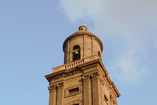 Torre de la Catedral de Santa Ana en el casco hist&oacute;rico de Vegueta, Las Palmas de Gran Canaria