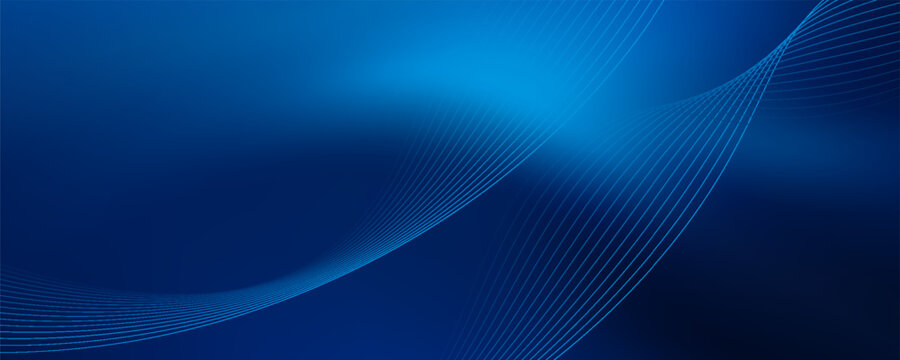 Deep Blue Tech Abstract Light Background