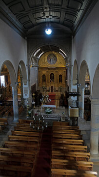 Kathedrale von Faro Mittelschiff von der Empore aus
