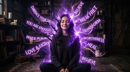 Obraz premium positive thoughts
