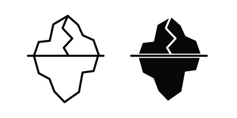 Iceberg icon © Dawid