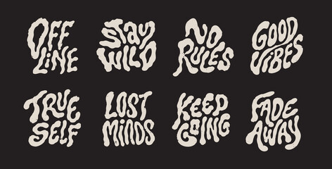 Organic Fluid Typography for Contemporary Streetwear © Seref