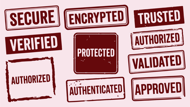 secure protected stamp pattern, encrypted security stamp background, digital protected stamp illustration, secure document stamp print, security protected status icons, protection process stamp graphi