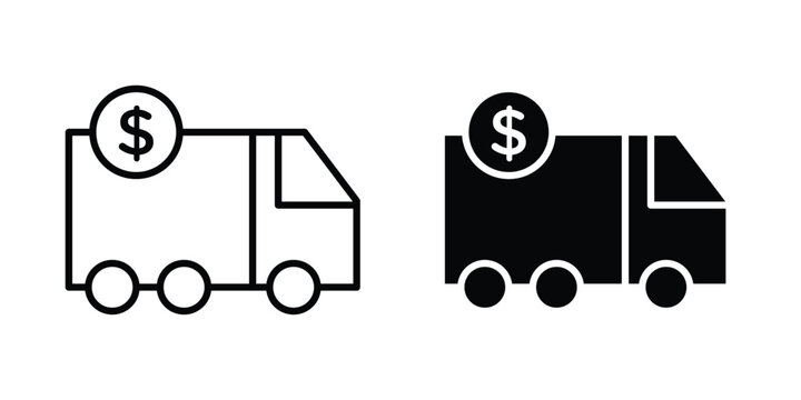 Shipping charges icon