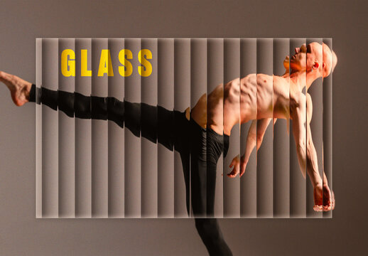 Ribbed Glass Photo Effect