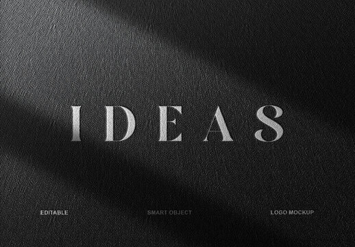 Silver Foil Text & Logo Effect