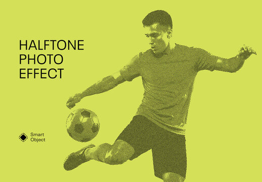 Halftone Photo Effect
