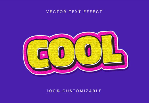 Yellow Bold Retro Sparkle Text Effect