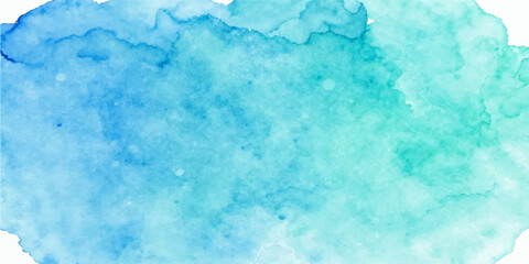 blue abstract watercolor sky and cloudscape with snow winter ice texture background © Sapin