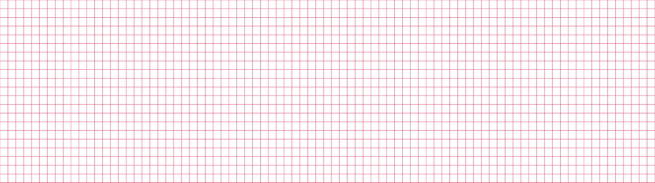 Pink square grid pattern background with graph paper style lines for notebook, template, education and geometric design