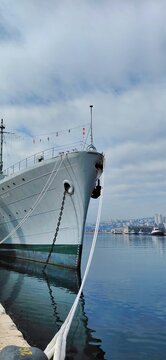 This iconic vessel is the Galeb, the legendary residential yacht of the former Yugoslav leader Josip Broz Tito. Photographed at the Port of Rijeka, Croatia, in early 2026
