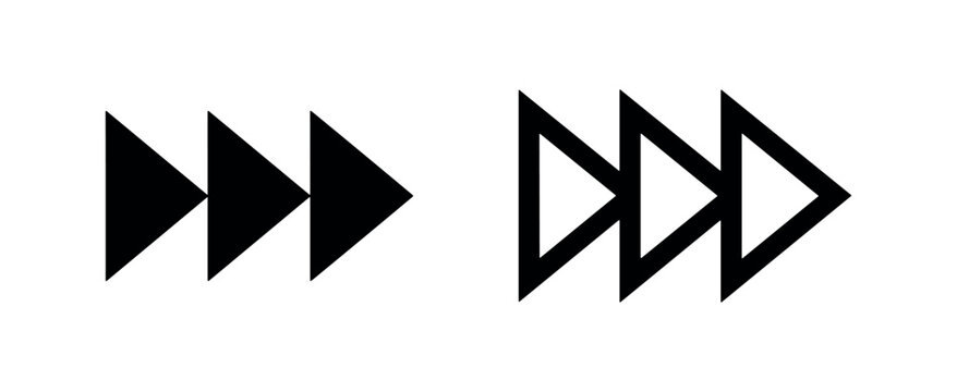 Black and outline blank document icons on white background