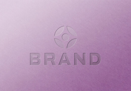 Hard Press Text Effect &ndash; Debossed Typography for Logo Branding