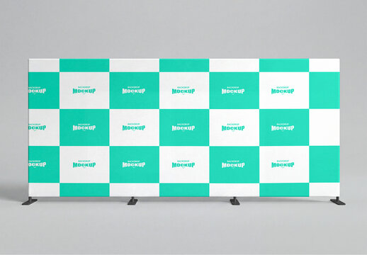 Exhibition Backdrop Mockup