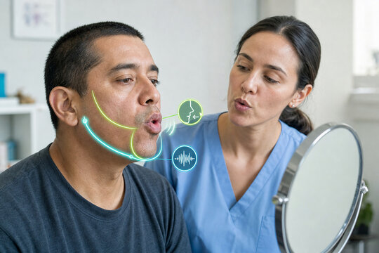 Motor speech coordination rehabilitation