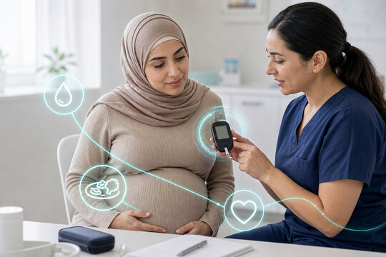 Gestational diabetes monitoring education
