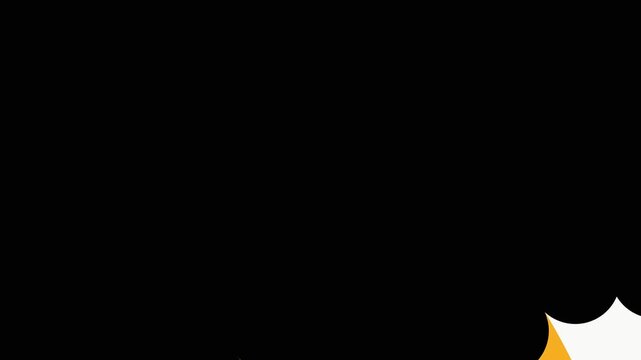 Liquid colorful transition animation on black screen background