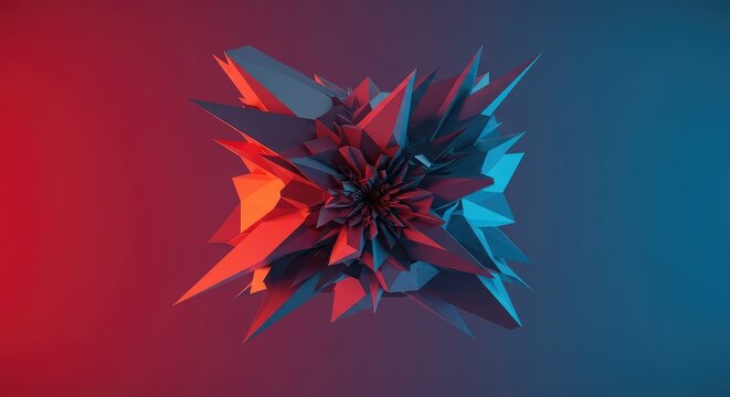 Dynamic composition of jagged geometric fragments, creating a complex, colorful mosaic of deconstruction and visual noise, mosaic, sharp, colorfulbackground