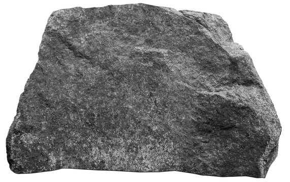 A large, solid, oblong stone