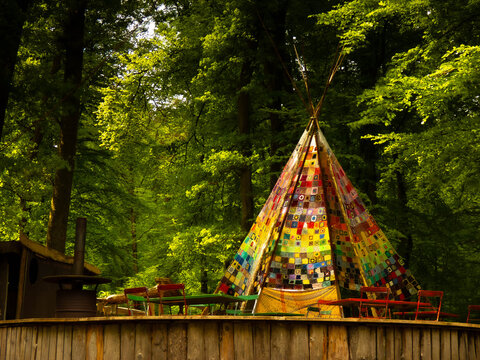 Das Tippi im Wald
