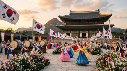 Korean Liberation Day Cultural Festival at Historic Palace.
