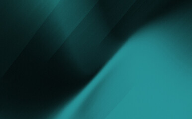 Fototapeta premium abstract turquoise green gradient background with a geometric composition of vertical panel lines and diagonal planes.