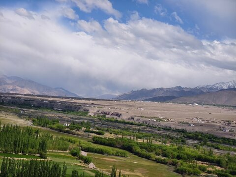 Beautiful Leh Ladakh Mountain Landscape in the Indian Himalayas