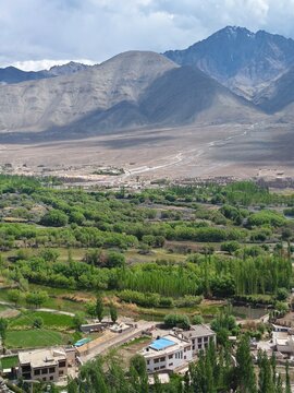 Beautiful Leh Ladakh Mountain Landscape in the Indian Himalayas