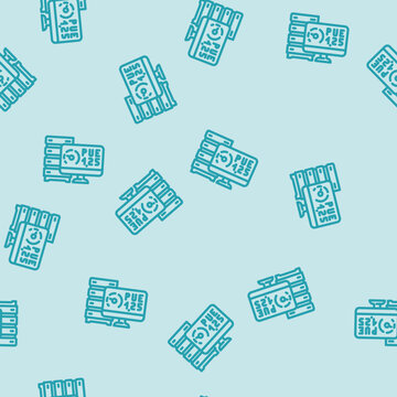 power usage effectiveness meter line seamless pattern power usage effectiveness meter thin line illustration