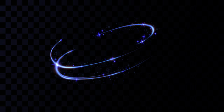 Elegant Blue Light Swirl Energy Background for Corporate Templates, Website Headers and Social Media Design